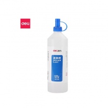 得力 透明6357 可水洗液体胶水 500ml/瓶（10支一盒装）