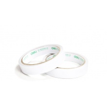 得力 30402 高粘性棉纸双面胶带 18mm*10Y(9.1m/卷) （16卷起售）