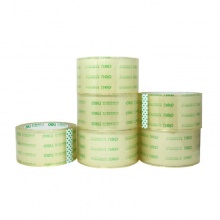 得力 30322 封箱带 60mm*50y 透明色（10卷起售）
