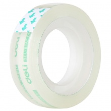 得力 30064 文具胶带 18MM*20Y 透明色（20卷起售）