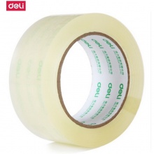 得力 30912 透明封箱胶带 48mm*100y 透明色（6卷起售）