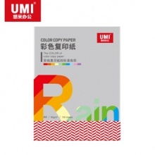 悠米 混色10色 彩色A4纸80g 100张/包