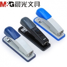 晨光（M&G）12号经典办公订书器 ABS91632 订书器 黑蓝灰颜色随机 一包12个装