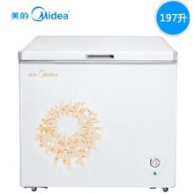 美的（Midea）BD/BC-197KMA冰柜家用卧式单温冷冻冷藏转换冷柜