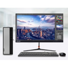 联想（Lenovo）天逸510Pro 英特尔酷睿 商务办公 14升台式机电脑主机 十代新品 i3-10100 8GB 128+1T 21.5显示器