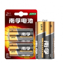 南孚（NANFU）电池 南孚2号电池 电池 1号1节.ly