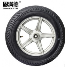 固满德踏板摩托车轮胎半热熔10寸字钻晴雨防滑3.50-10电动车真空外/L.Y
