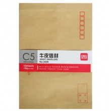 得力 3426 牛皮信封（米黄色）（10个/包）/L.Y