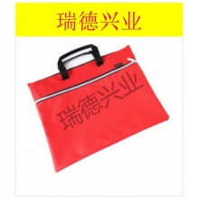 易利文 YILIWEN 100-2 文件袋资料夹 红色（手提 30*39cm 内加里子布）.wy