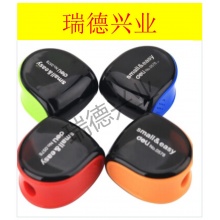 得力（deli） 0578 削笔刀卷笔刀糖果色转笔刀削笔器(混)(只)颜色随机 .wy