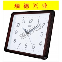 得力  9007 简约现代方形时钟.wy