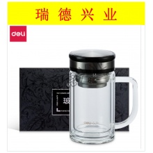 得力8989玻璃杯(透明)(只)320ml.wy