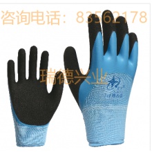星宇（XINGYU） 1+1天然乳胶高弹舒适耐用弹力星磨砂劳保防护手套12付/打